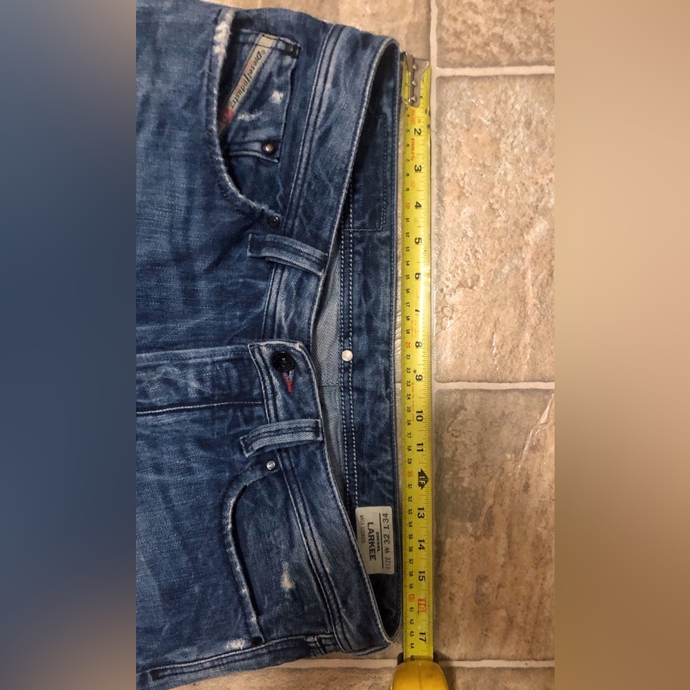 ***FOR SAM*** EUC RARE 008C0 Wash Diesel Larkee Relaxed Straight 32x34 (33x34) - Picture 2 of 8